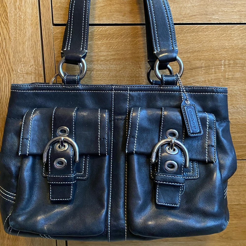 Vintage Coach Leather Purse
